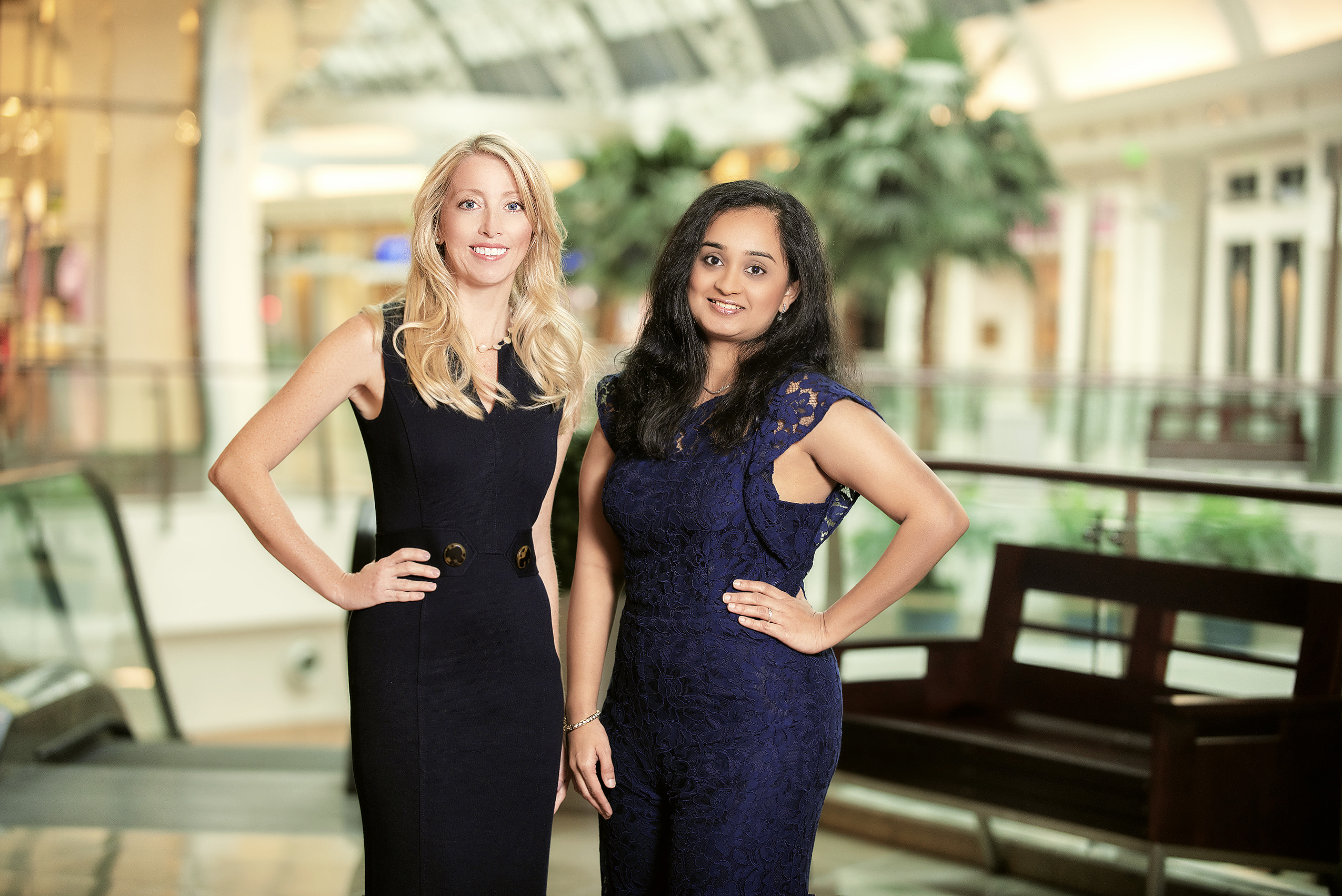 Dr. Boesch and Dr. Shah at the Mall at Millenia
